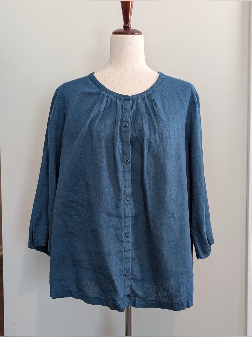 Seasalt Cornwall Women’s Wild Fennel Button Through Linen Top